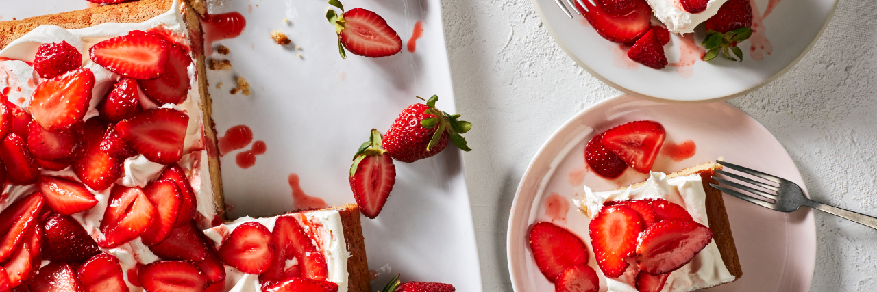 Shortcake aux fraises et au yuzu